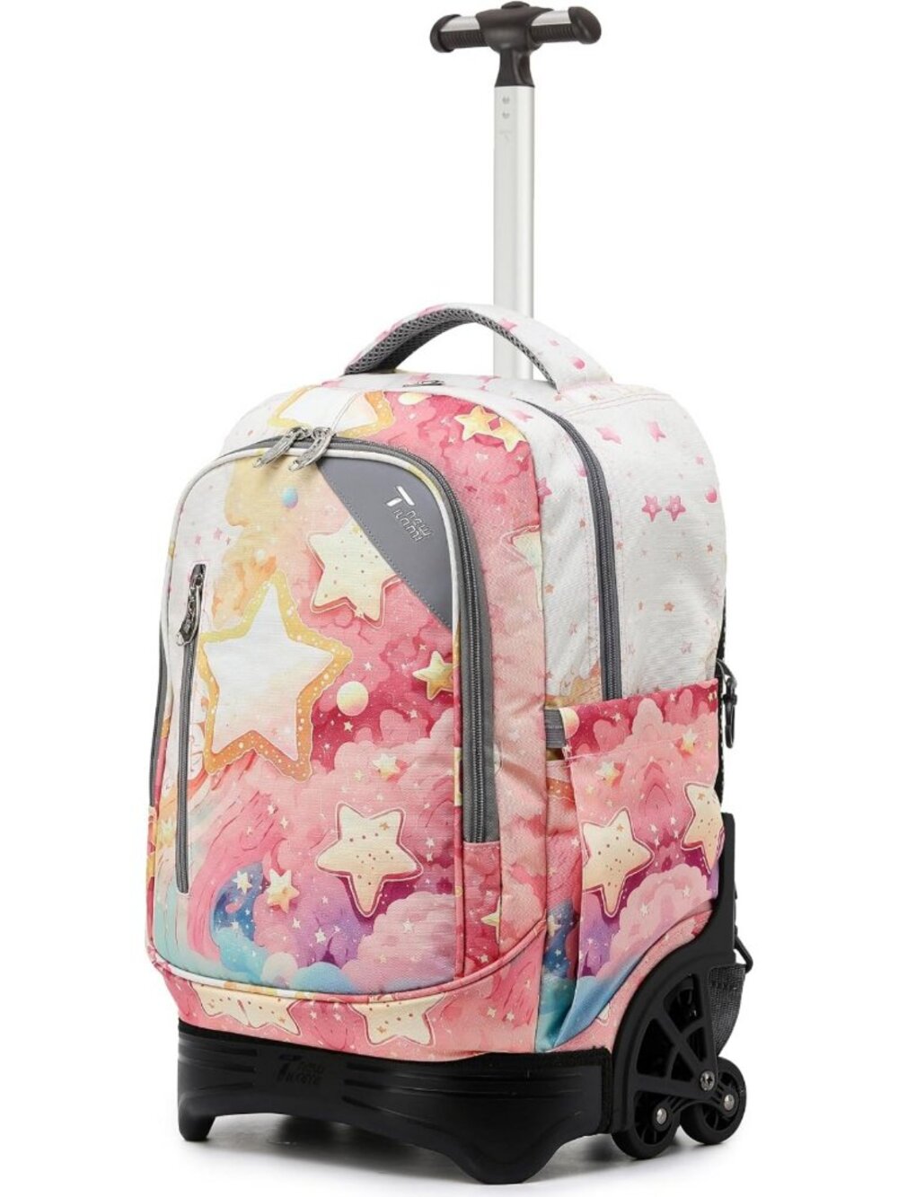 NEW 18-Inch Kids Rolling Backpack with 6 Wheels for School & Travel